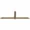 Ekena Millwork Eugene Rough Sawn Timber Gable Bracket, Douglas Fir, 72"W x 24"H x 2"D x 4"F, 8/12 Pitch GBW072X24X0204EUG00RDF - alternate 3